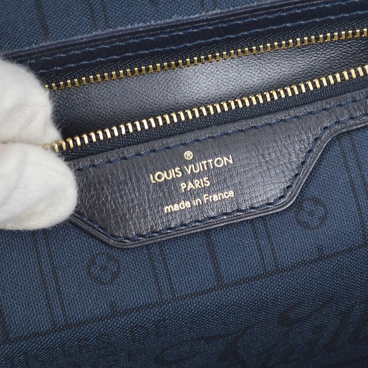 Louis Vuitton Navy Idylle Neverfull Mm