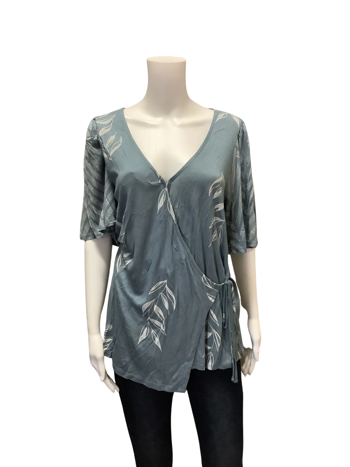 Lucky Brand Blue Top  Size: L