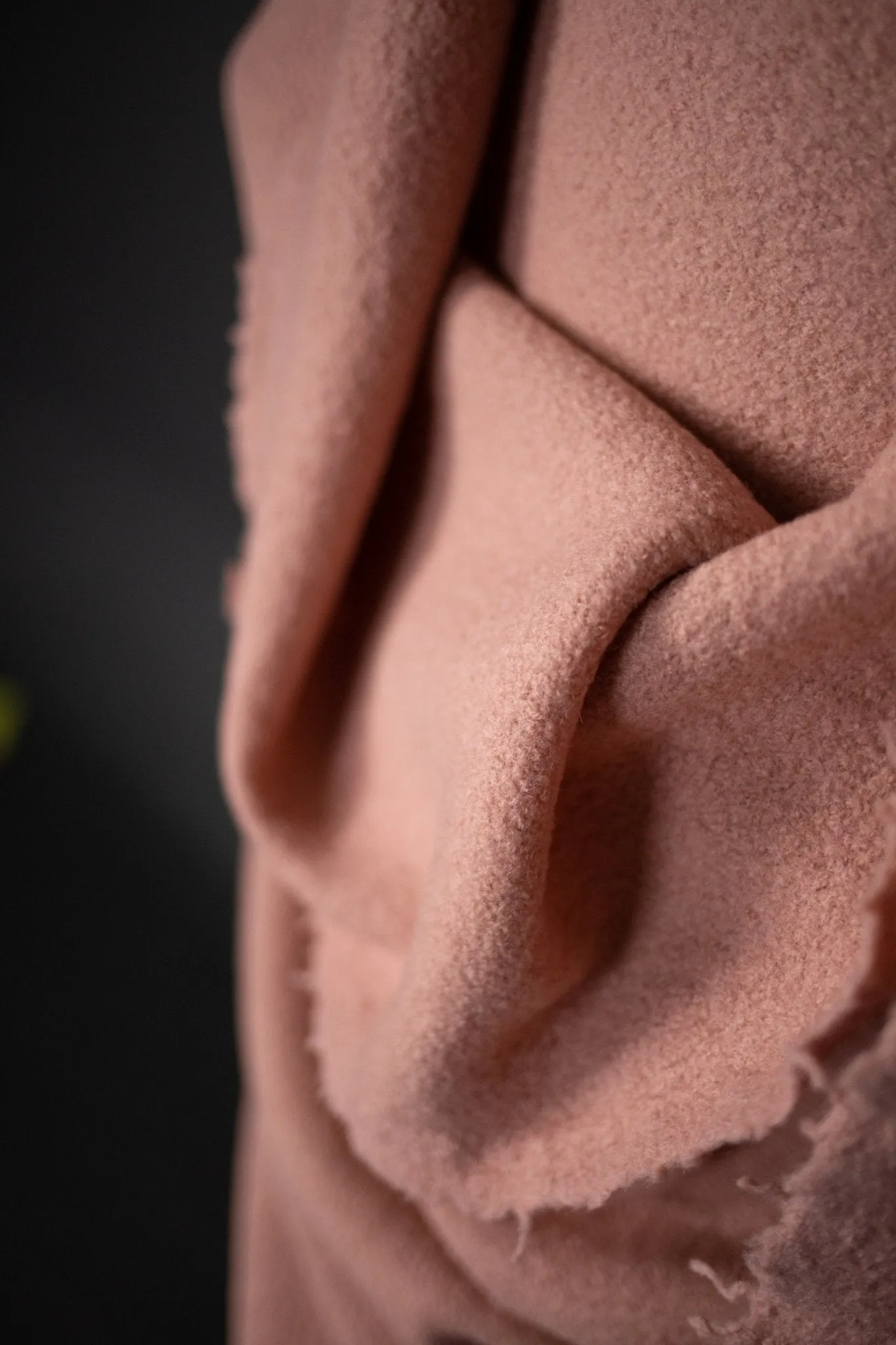 Mabel Pink Boiled Wool - European Import - Merchant & Mills