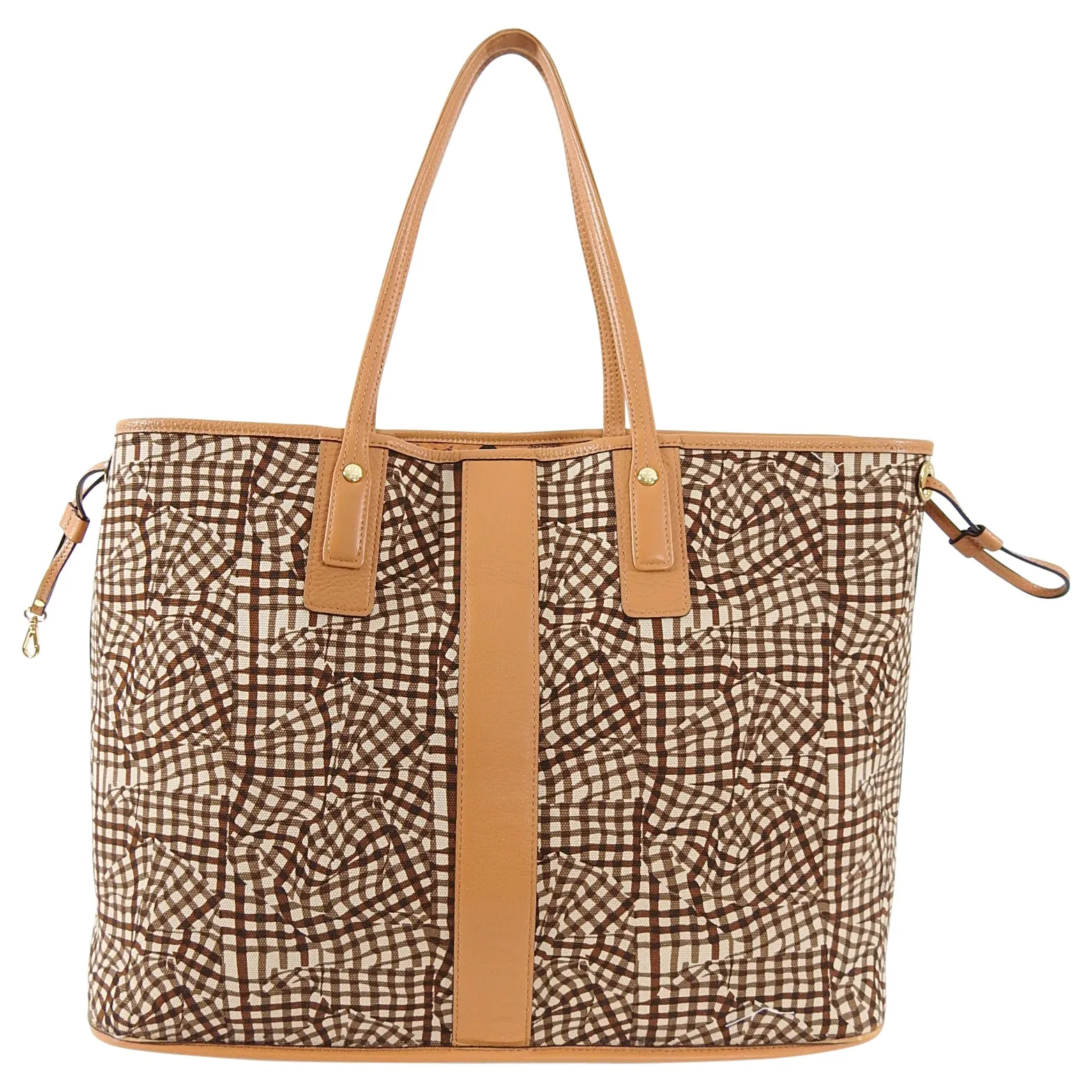 MCM Visetos Monogram Logo Large Liz Reversible Shopper Tote Bag