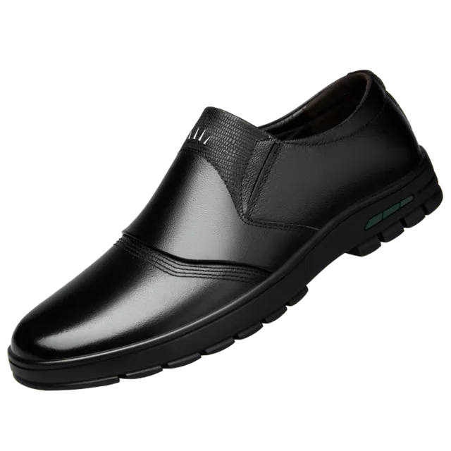 Merkmak Men's Shoes Comfortable Men Casual Shoes Genuine Leather Breathable Loafers Slip-on Footwear Walking Driving Shoes