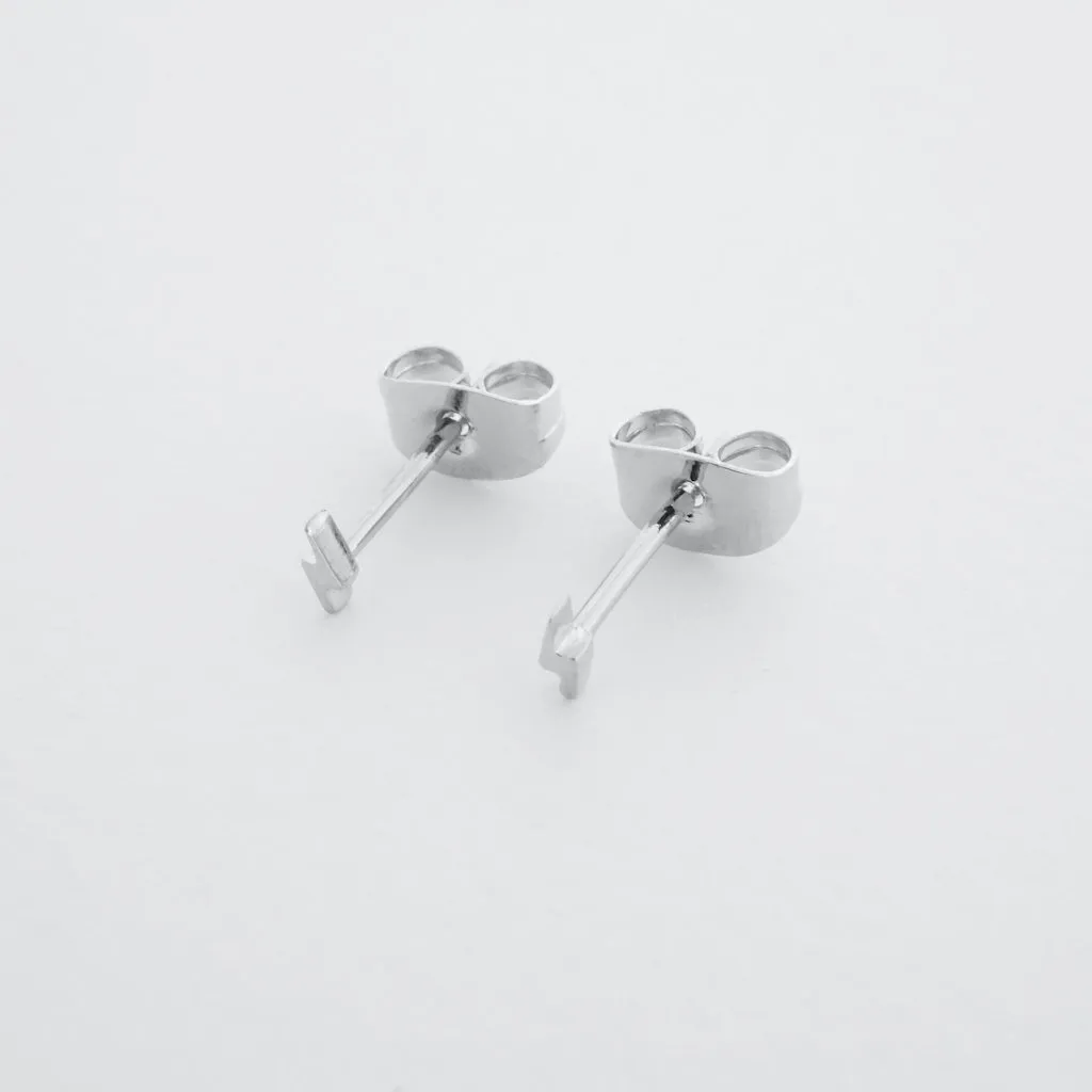 Mini Lightning Stud Earrings