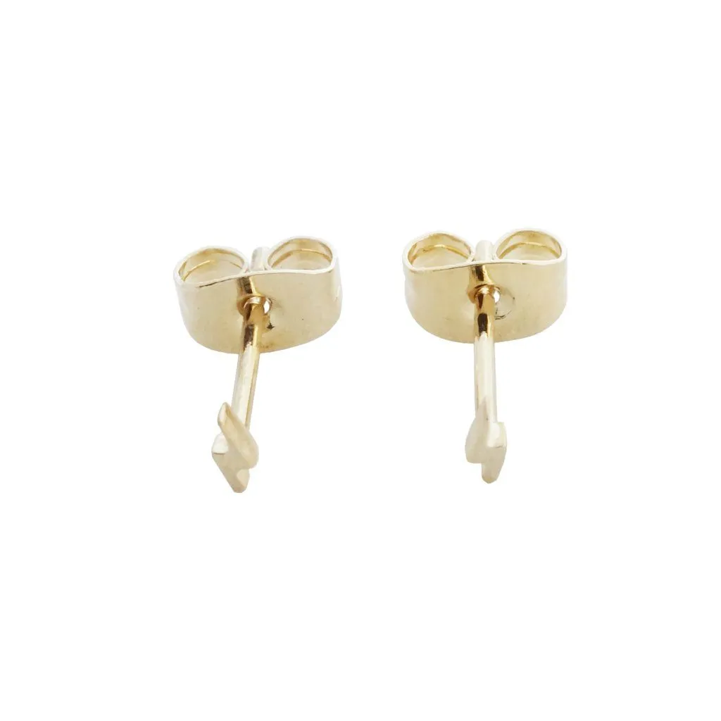 Mini Lightning Stud Earrings