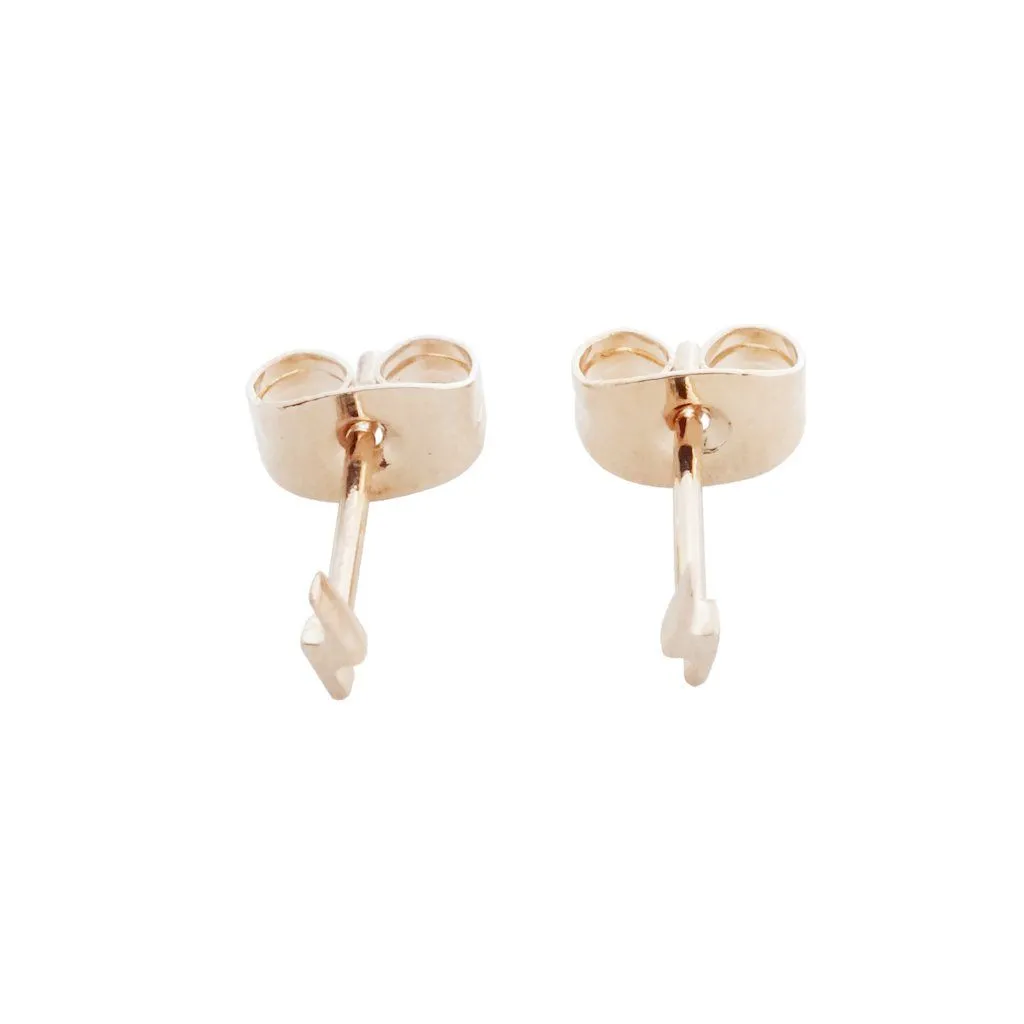 Mini Lightning Stud Earrings