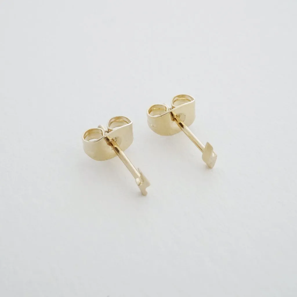 Mini Lightning Stud Earrings