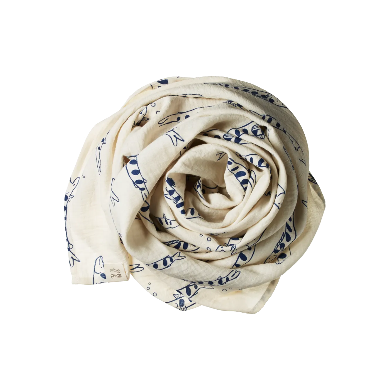 Nature Baby Muslin Wrap - South Seas Print Muslin