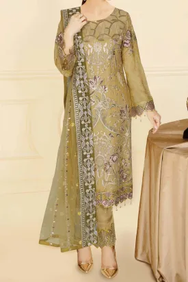 Nayab by Ramsha Unstitched 3 Piece Chiffon Vol-04 Collection'2023-N-407