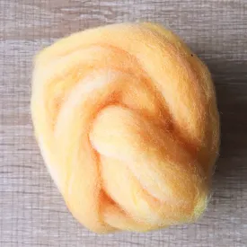 Needle felted wool felting MIX orange wool Roving for felting supplies short fabric easy felt