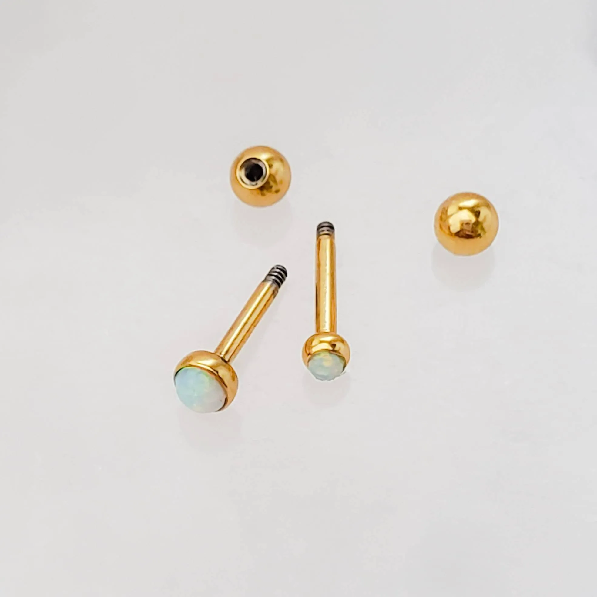 Opal Ball Back Studs