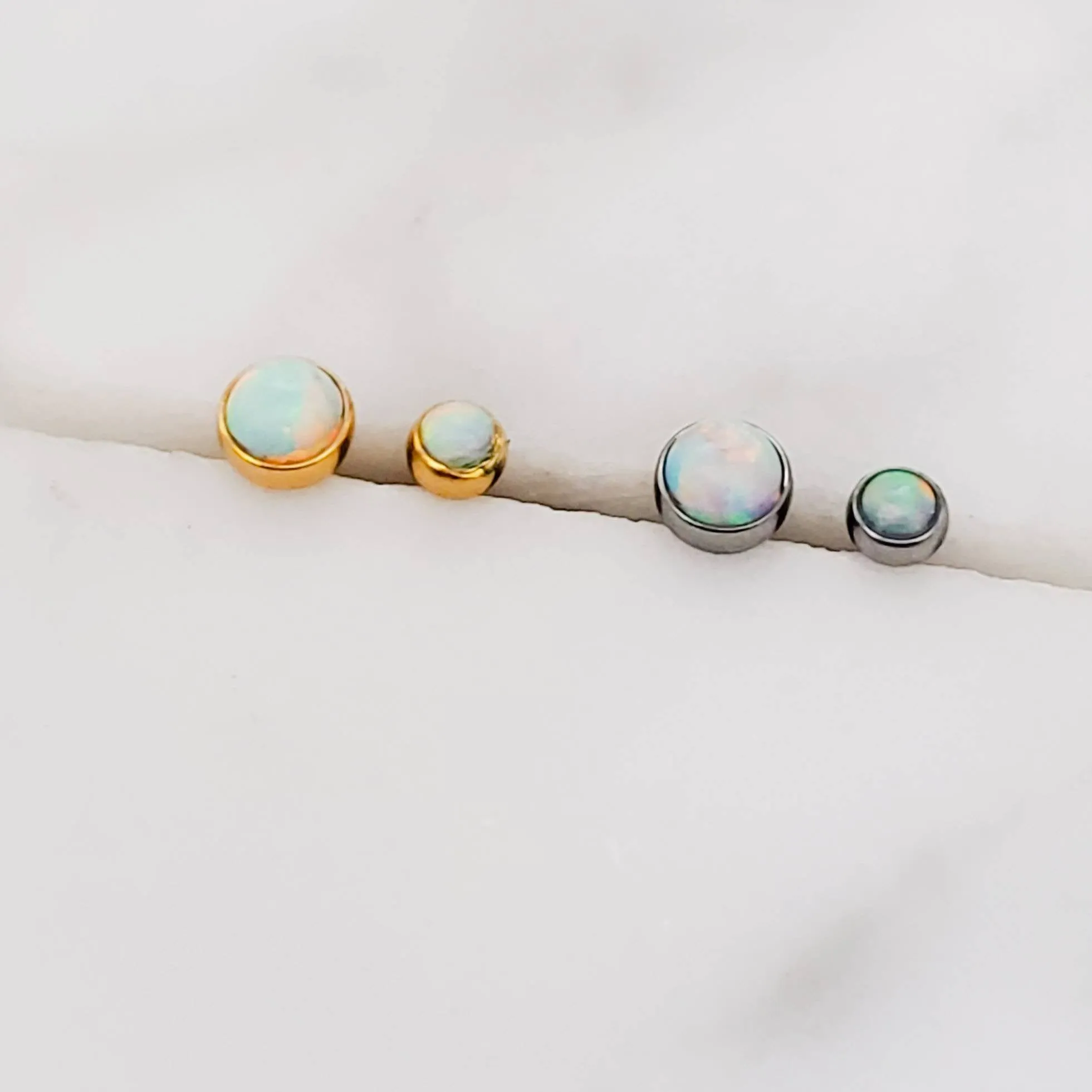 Opal Ball Back Studs