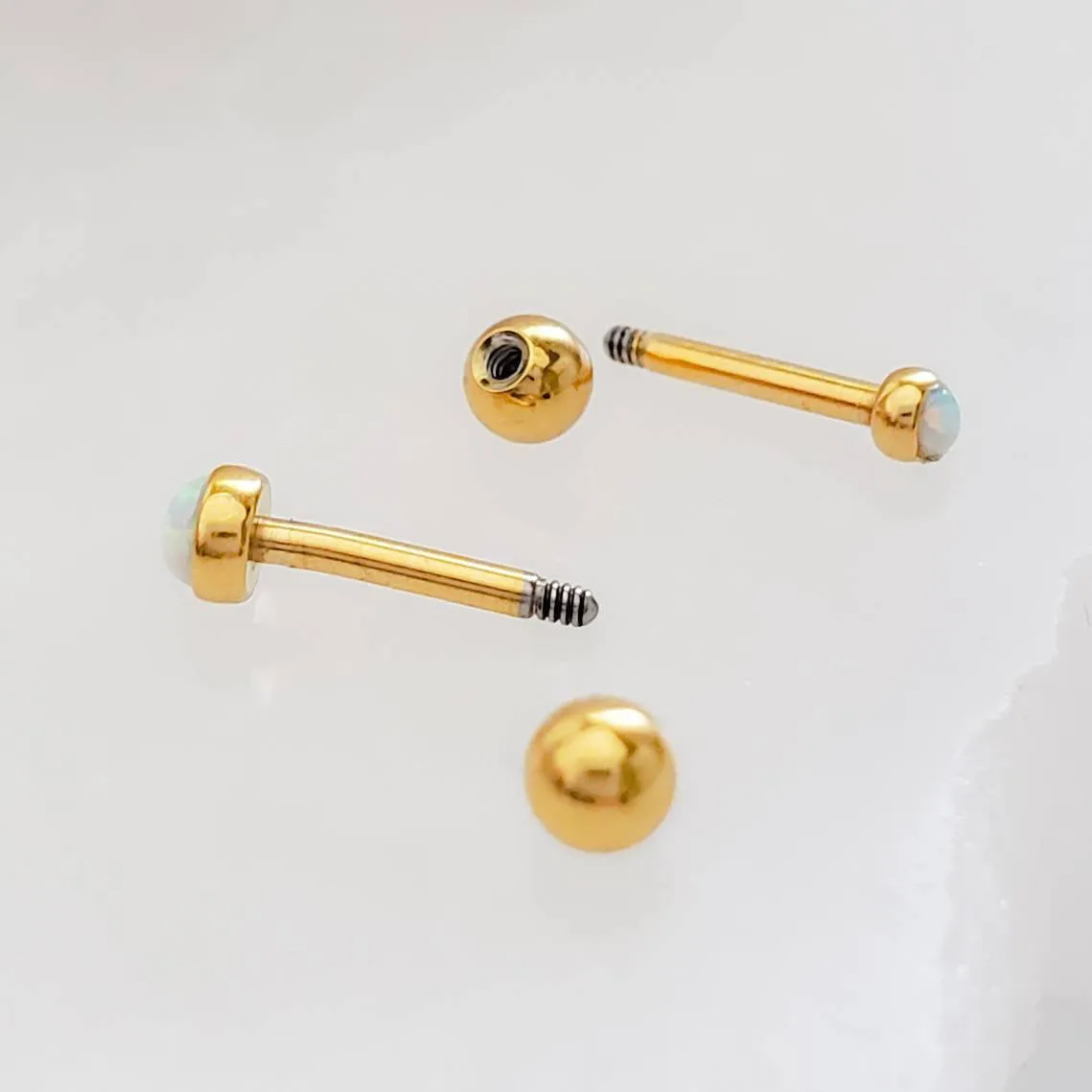 Opal Ball Back Studs