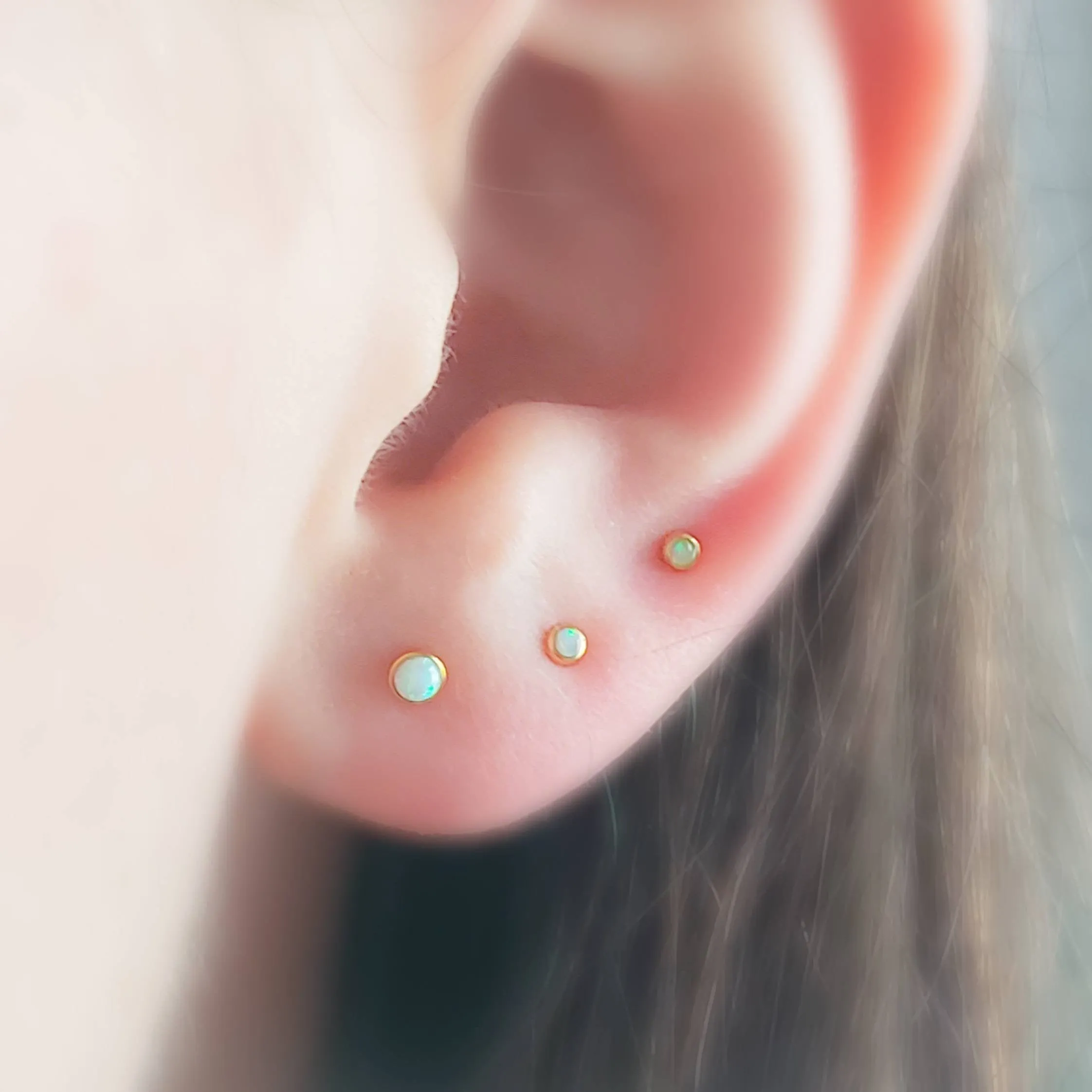 Opal Ball Back Studs