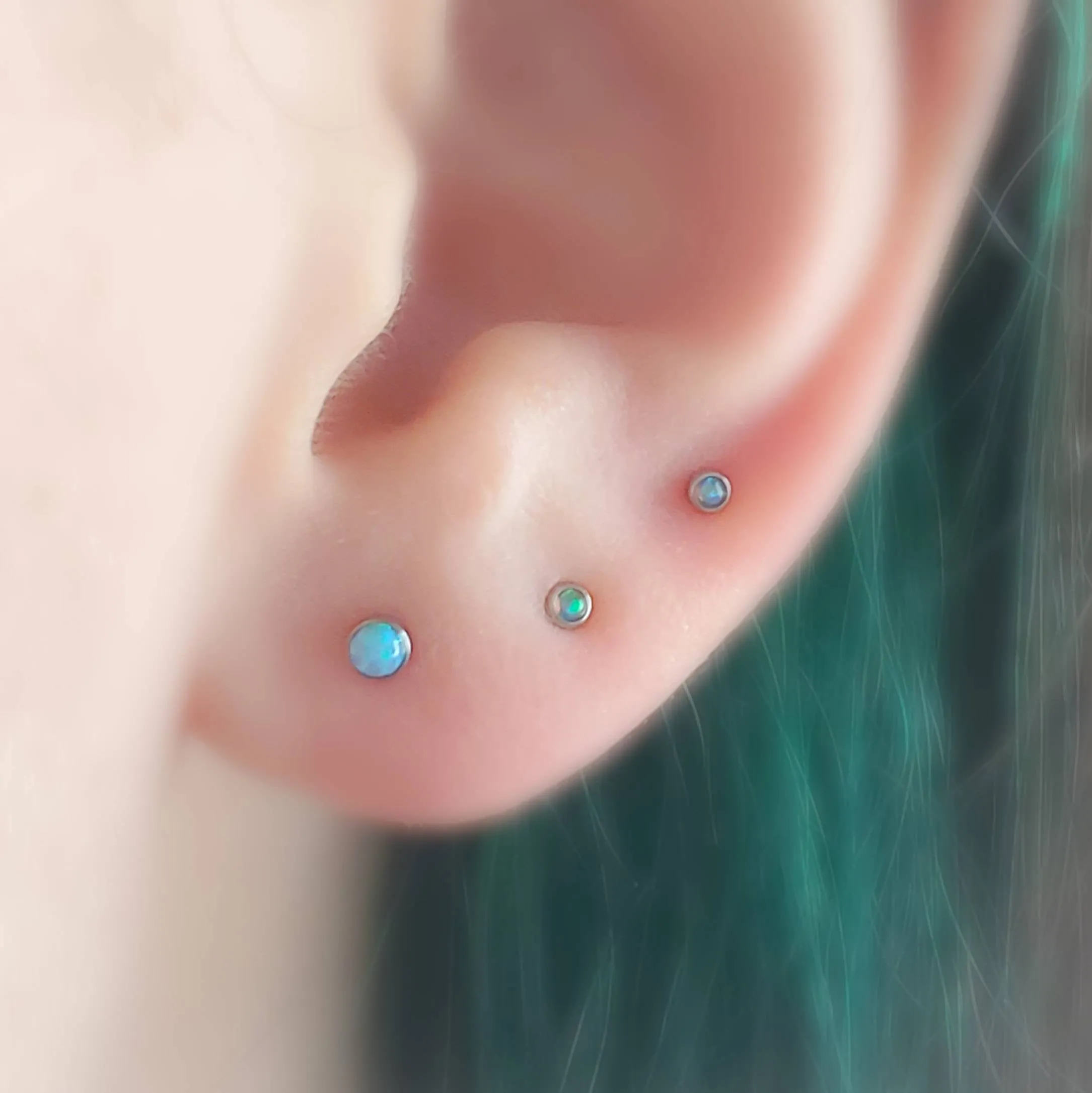 Opal Ball Back Studs
