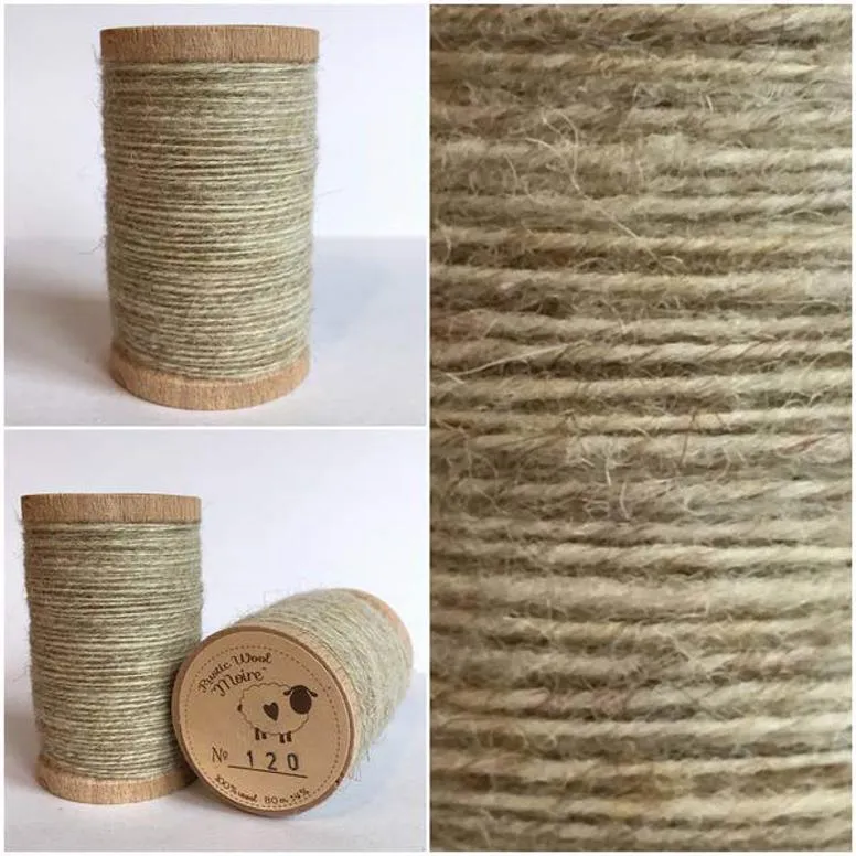 PARCHMENT Hand Dyed Fat QUARTER Wool Fabric for Primitive Wool Applique and Rug Hooking (Copy)