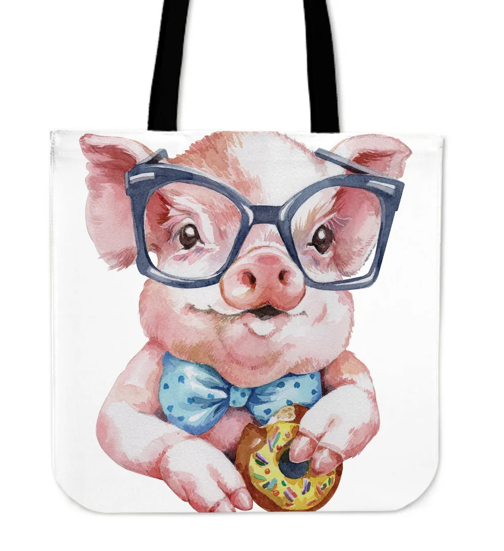 Piglet DONUTS DONUTS Tote Bags