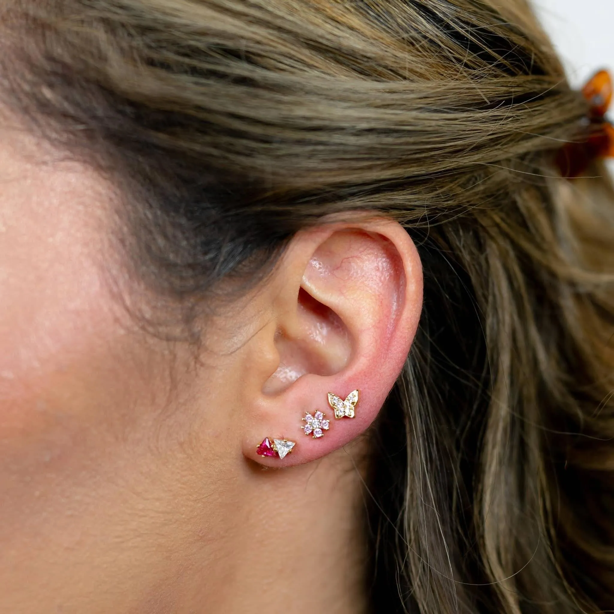 Pretty in Pink Stud Set