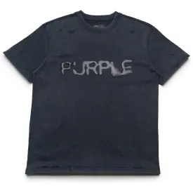 Purple Brand Liquid Wordmark Tee - Black