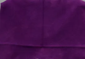 PURPLE Hand Dyed YARD Wool Fabric for Wool Applique and Rug Hooking