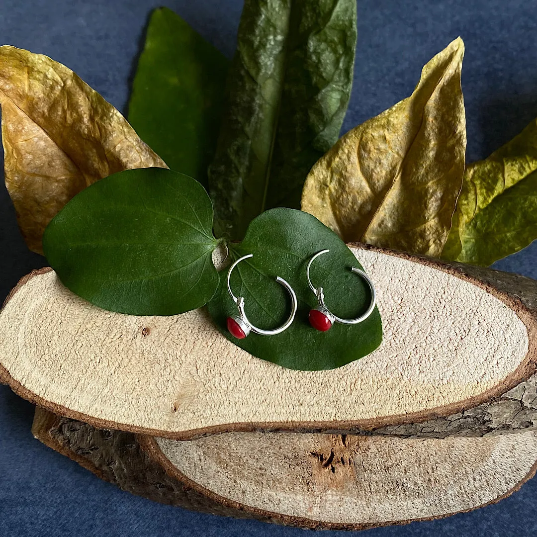 Red Helix Rings