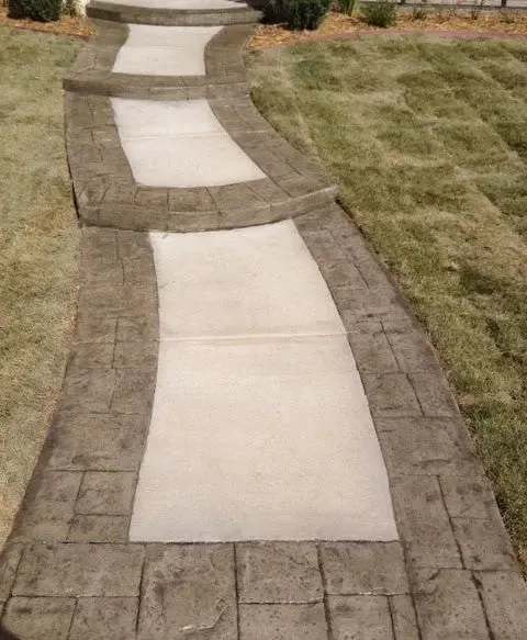 Rock N Roller Concrete Stamp Border Roller - 14" Ashlar Slate