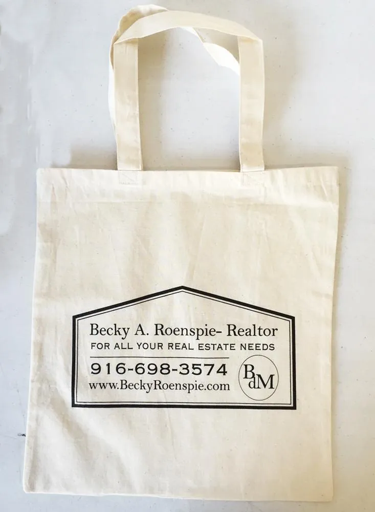 Screen Print Service - Put your company logo on a Tote Bag