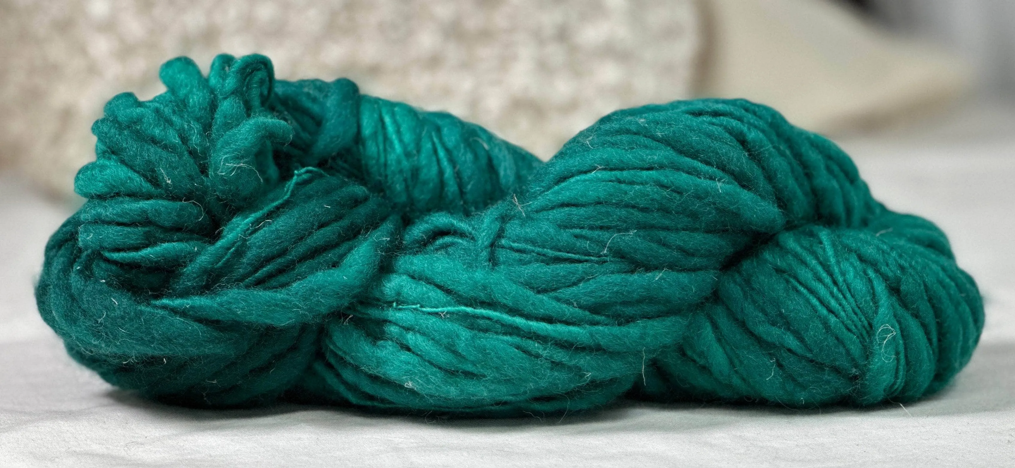 Slubby Yarn - Dark Green