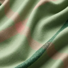 Summer Plaid Throw in Acacia Green