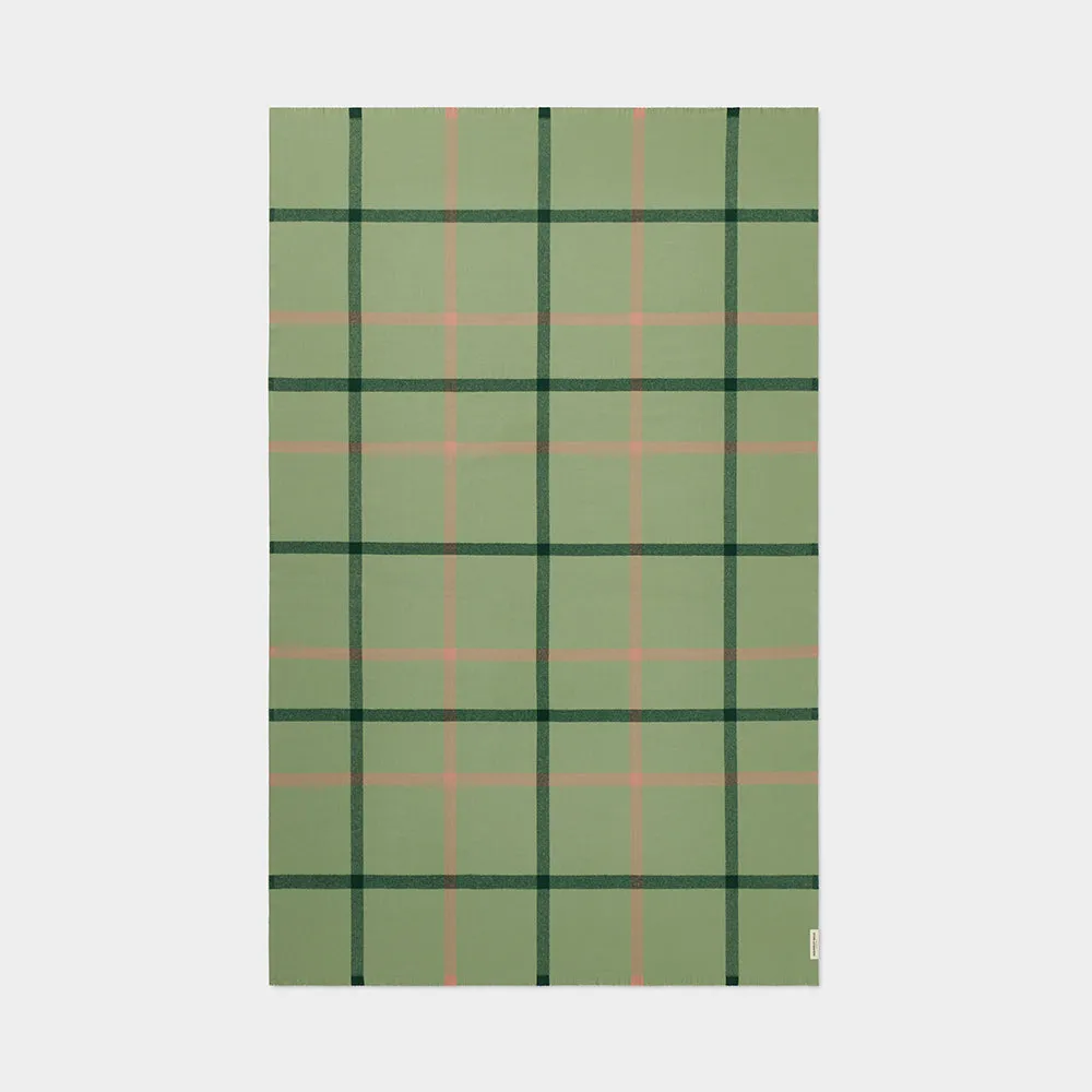 Summer Plaid Throw in Acacia Green