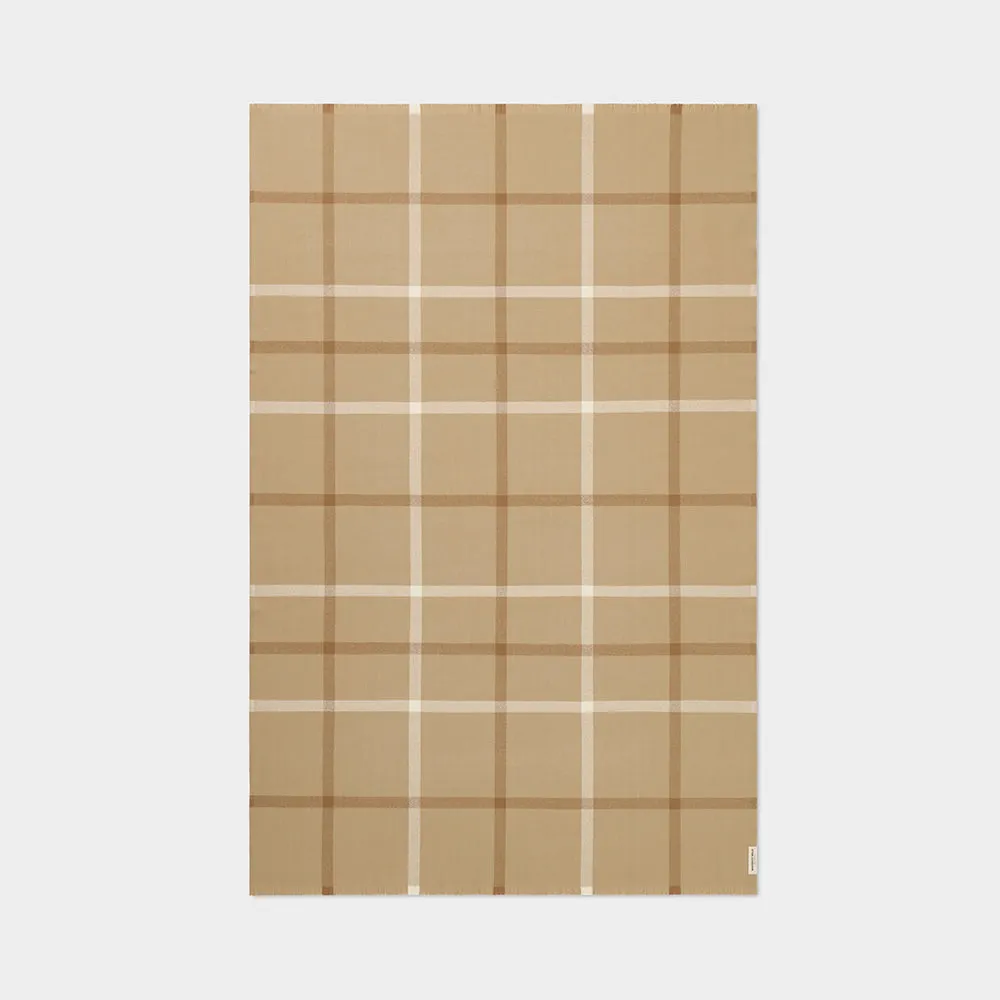 Summer Plaid Throw in Sandpiper Beach