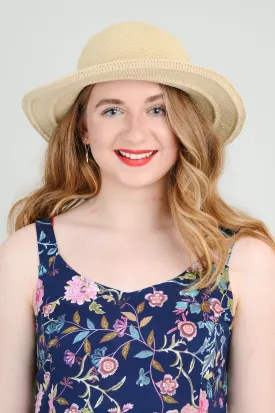 Taupe Hat, Cotton