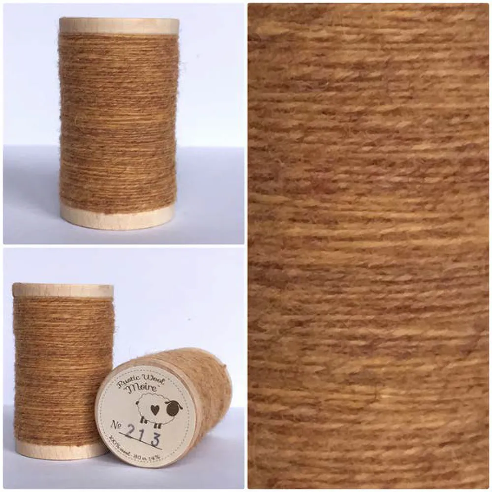 TOFFEE Hand Dyed Wool Bundle for Primitive Rug Hooking and Wool Applique.