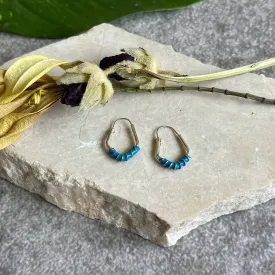 Turq Enamel Helix Earrings