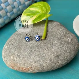Turtle Evil Eye Ear Studs