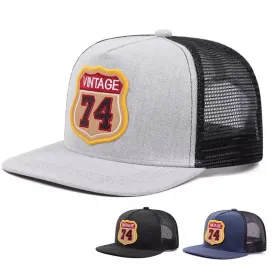 Vintage 74 Trucker Snapback Cap