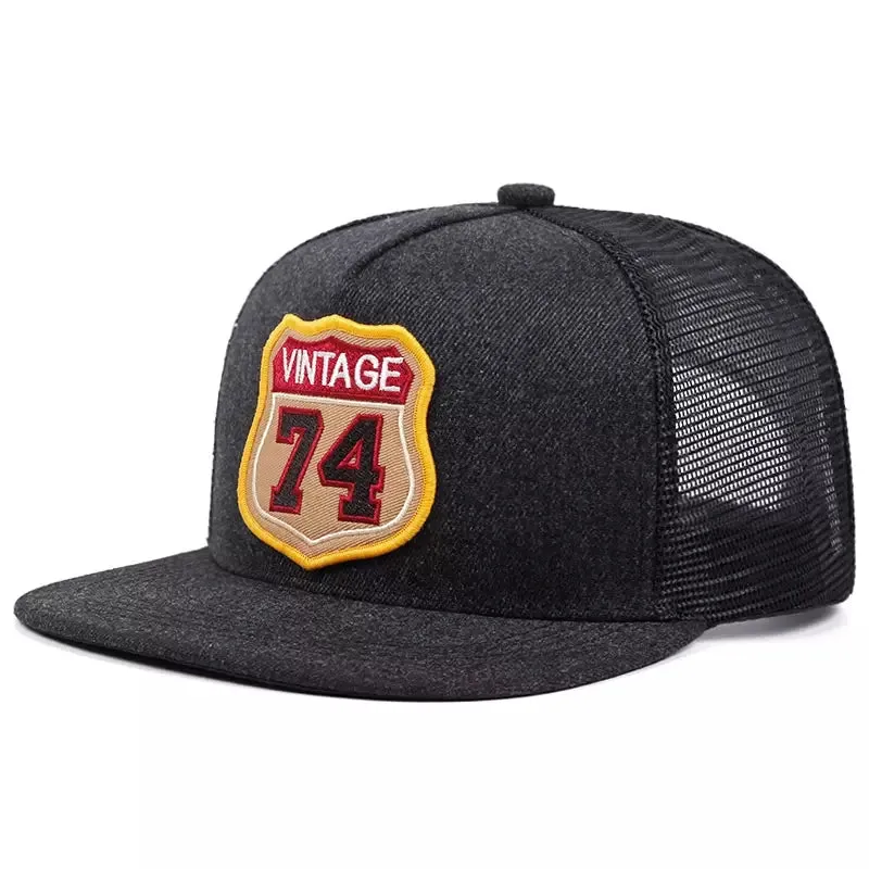 Vintage 74 Trucker Snapback Cap
