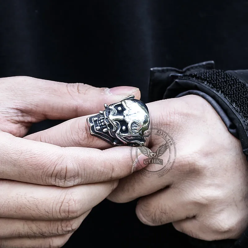 Vintage Hannya Oni Stainless Steel Ring