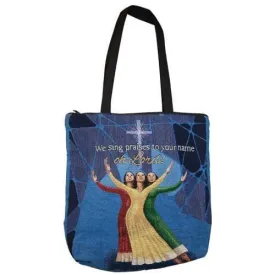 We Sing Praises Woven Tote Bag