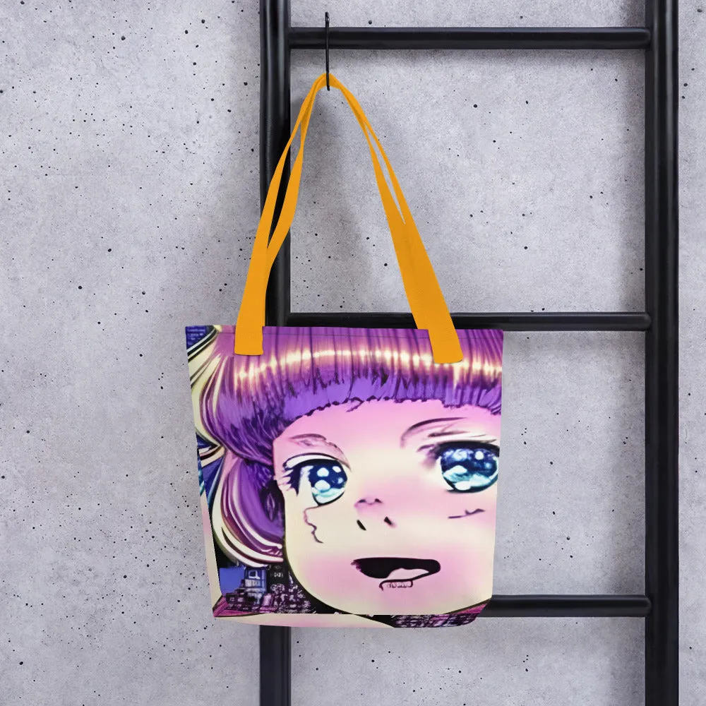Whimsical Little Girl Tote Bag | Fashionable & Functional Shoulder Bag