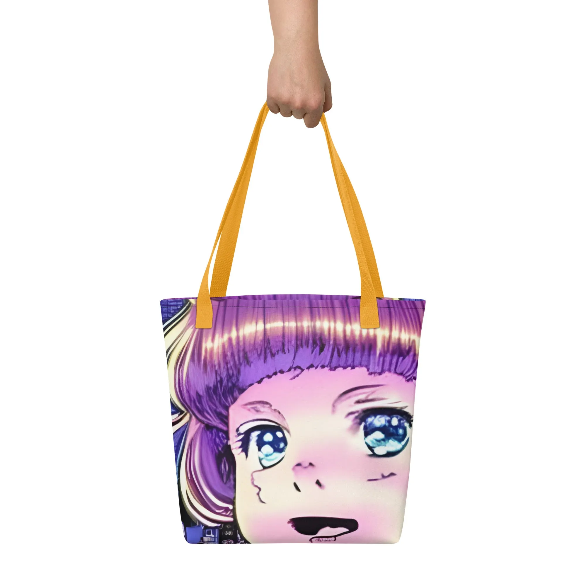 Whimsical Little Girl Tote Bag | Fashionable & Functional Shoulder Bag
