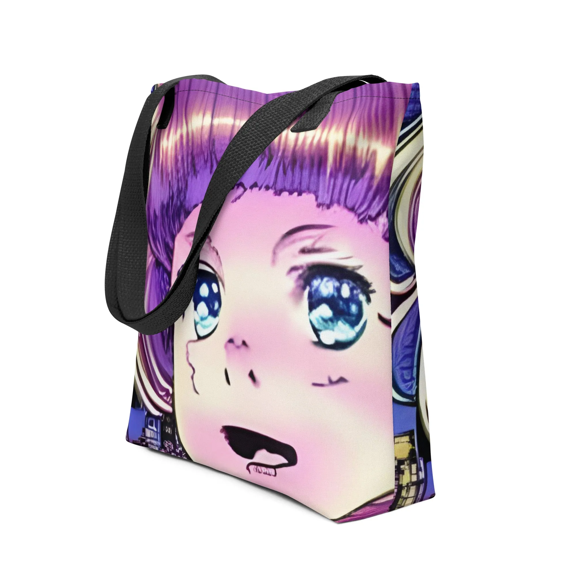 Whimsical Little Girl Tote Bag | Fashionable & Functional Shoulder Bag