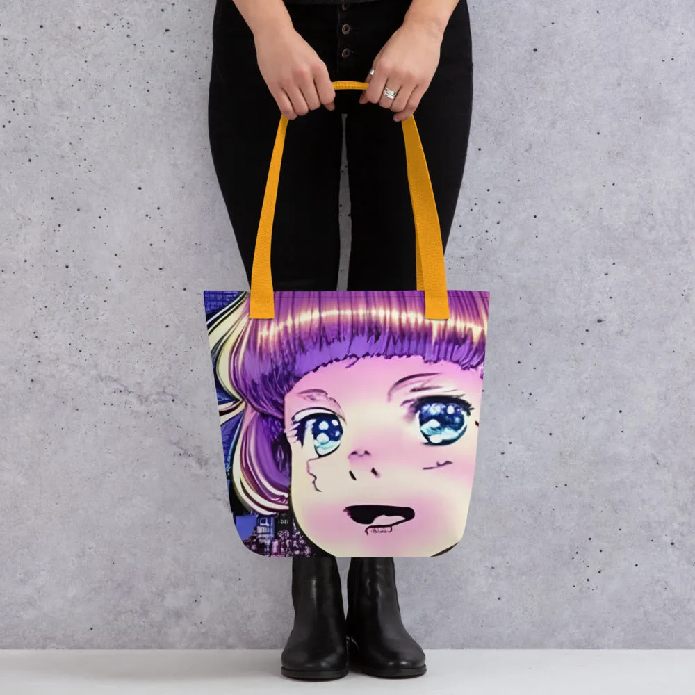 Whimsical Little Girl Tote Bag | Fashionable & Functional Shoulder Bag