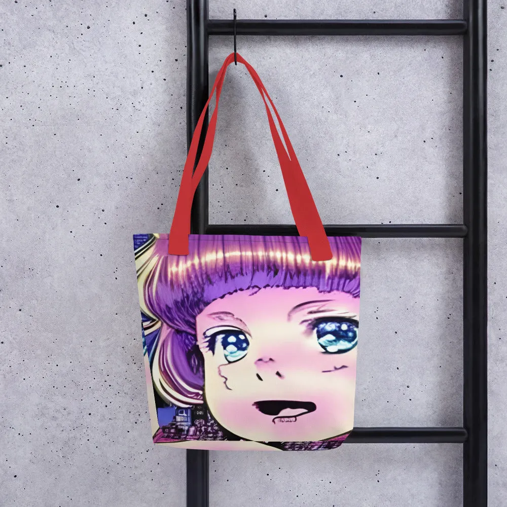 Whimsical Little Girl Tote Bag | Fashionable & Functional Shoulder Bag