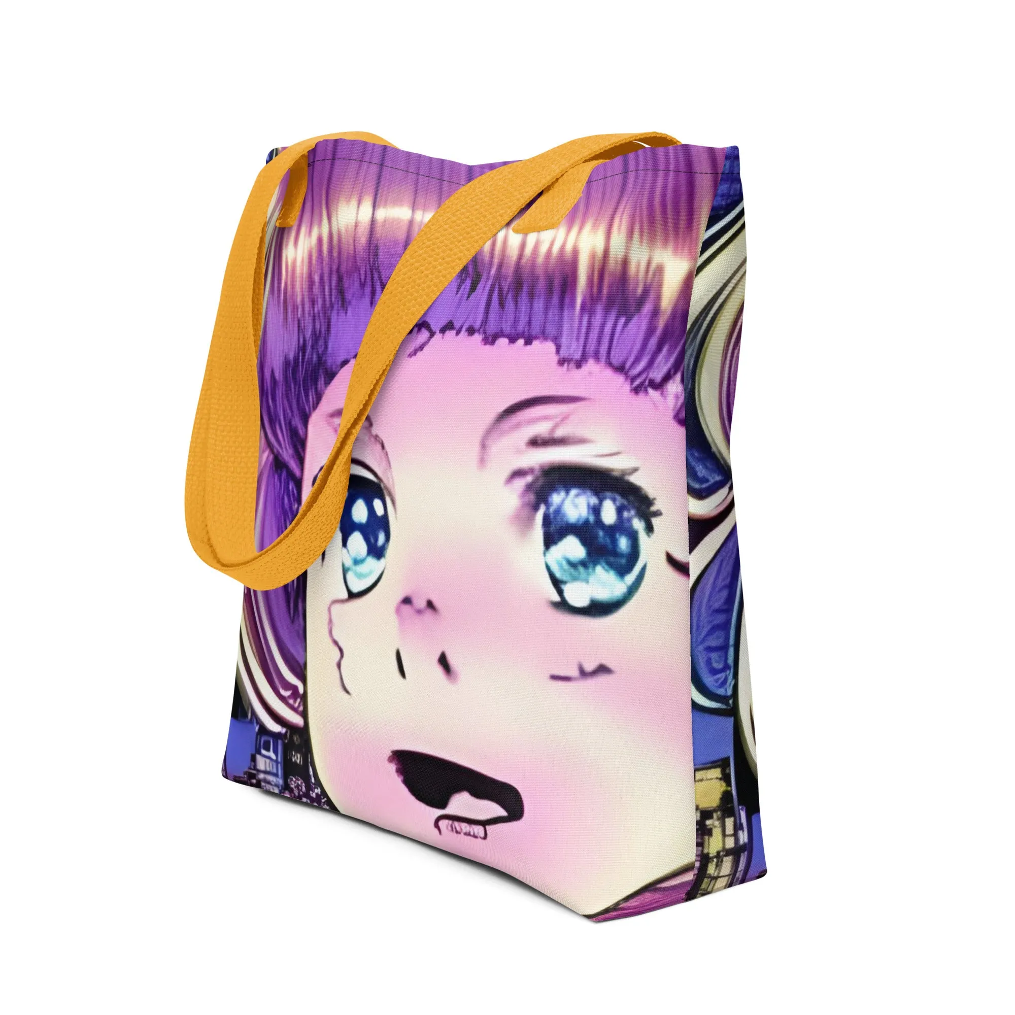 Whimsical Little Girl Tote Bag | Fashionable & Functional Shoulder Bag