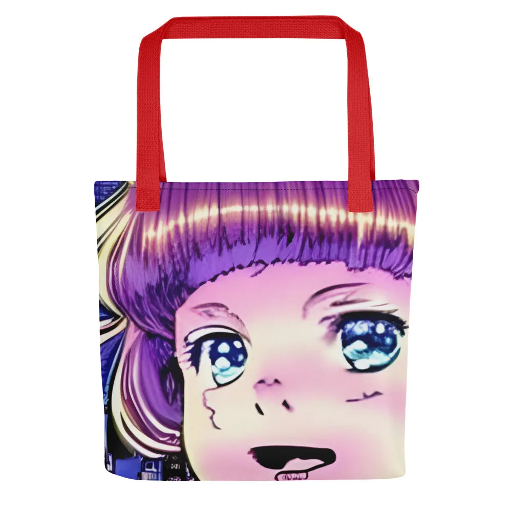 Whimsical Little Girl Tote Bag | Fashionable & Functional Shoulder Bag