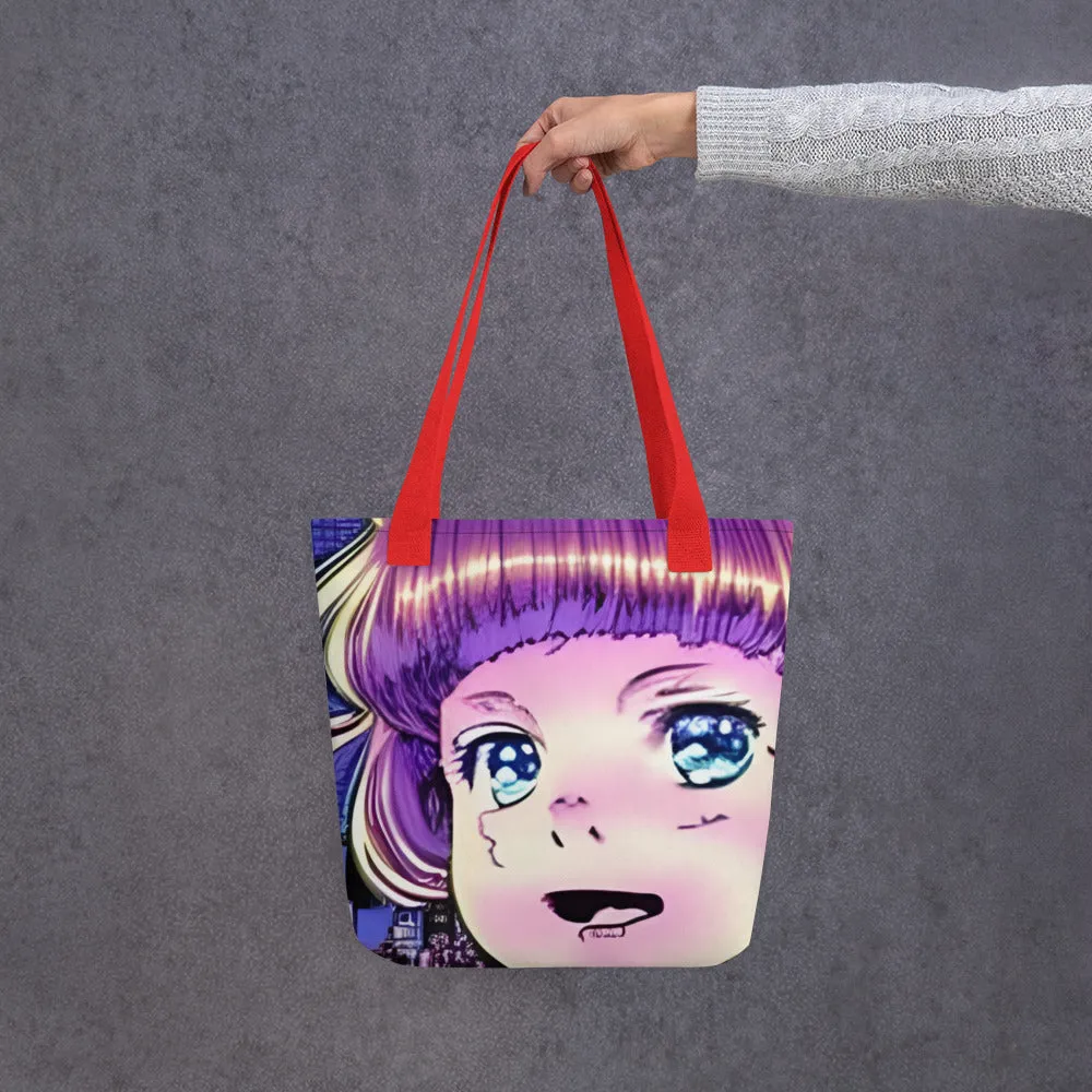 Whimsical Little Girl Tote Bag | Fashionable & Functional Shoulder Bag
