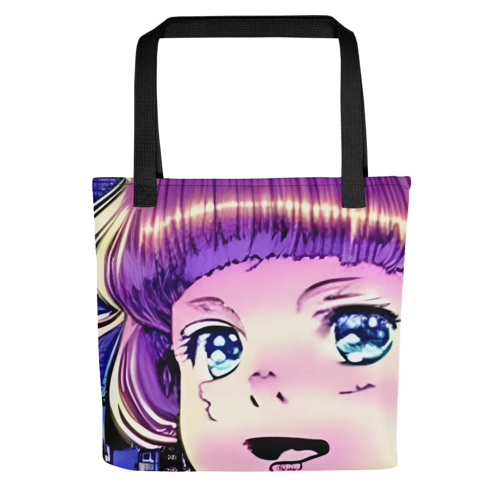 Whimsical Little Girl Tote Bag | Fashionable & Functional Shoulder Bag