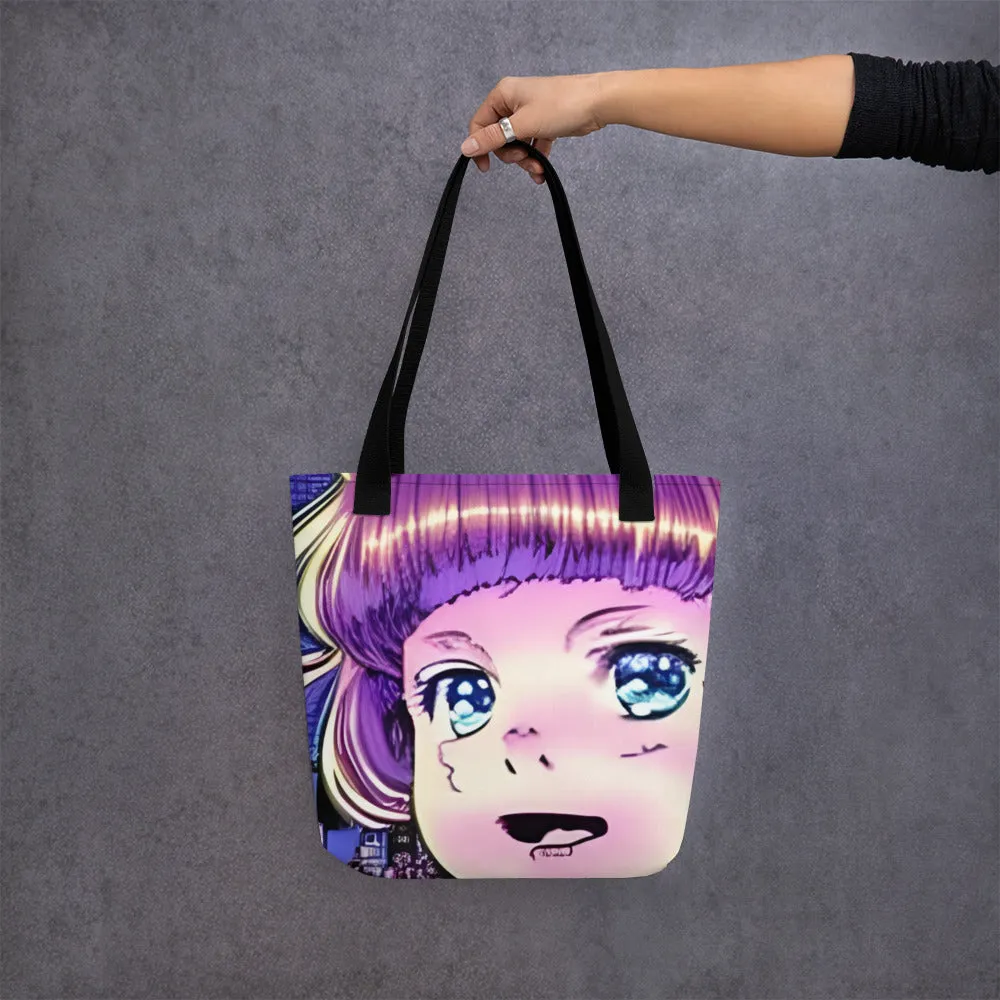 Whimsical Little Girl Tote Bag | Fashionable & Functional Shoulder Bag