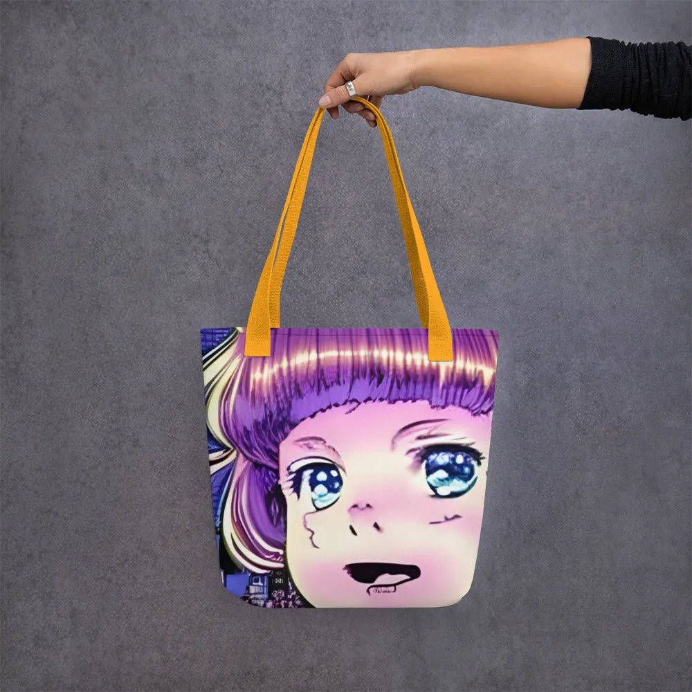 Whimsical Little Girl Tote Bag | Fashionable & Functional Shoulder Bag