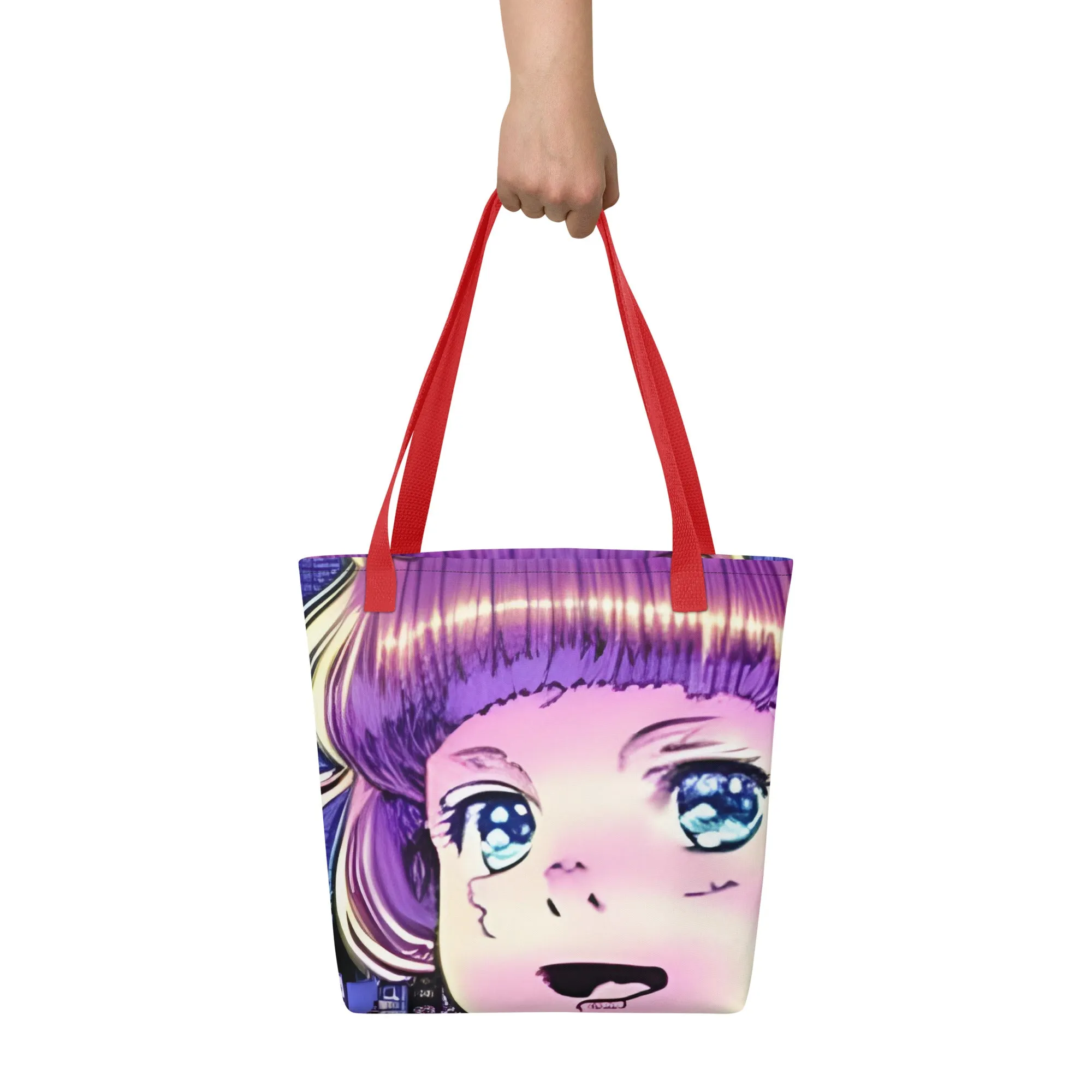 Whimsical Little Girl Tote Bag | Fashionable & Functional Shoulder Bag