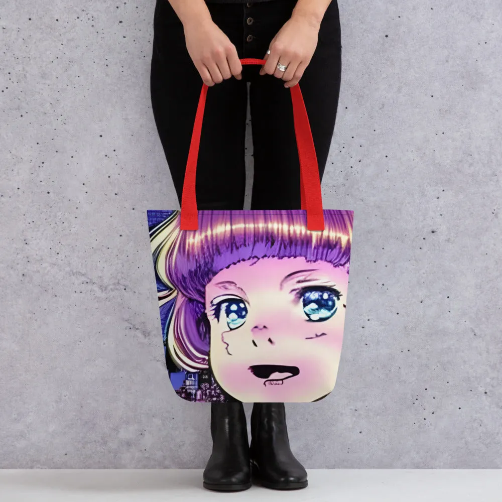 Whimsical Little Girl Tote Bag | Fashionable & Functional Shoulder Bag
